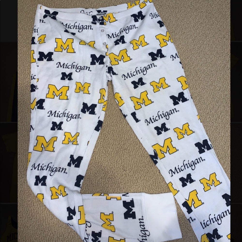 Michigan pajama bottoms